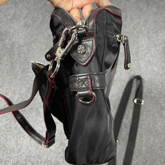 MZ Wallace Lizzy Crossbody Shoulder Bag Purse Handbag Black 0936 - Picture 9 of 14